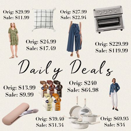 Daily Deals | Amazon Fashion | Denim Style | Home Decor | Cooking | Travel Bag 

#LTKsalealert #LTKworkwear #LTKhome