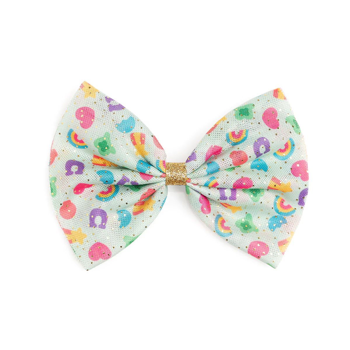 Lucky Charm St. Patrick's Day Tulle Bow Clip | Sweet Wink