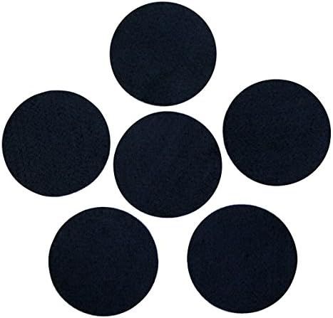 Black Adhesive Felt Circles: Variety of Sizes: 2”, 3”, 4” or 5" Wide; Die Cut Felt Stickers... | Amazon (US)