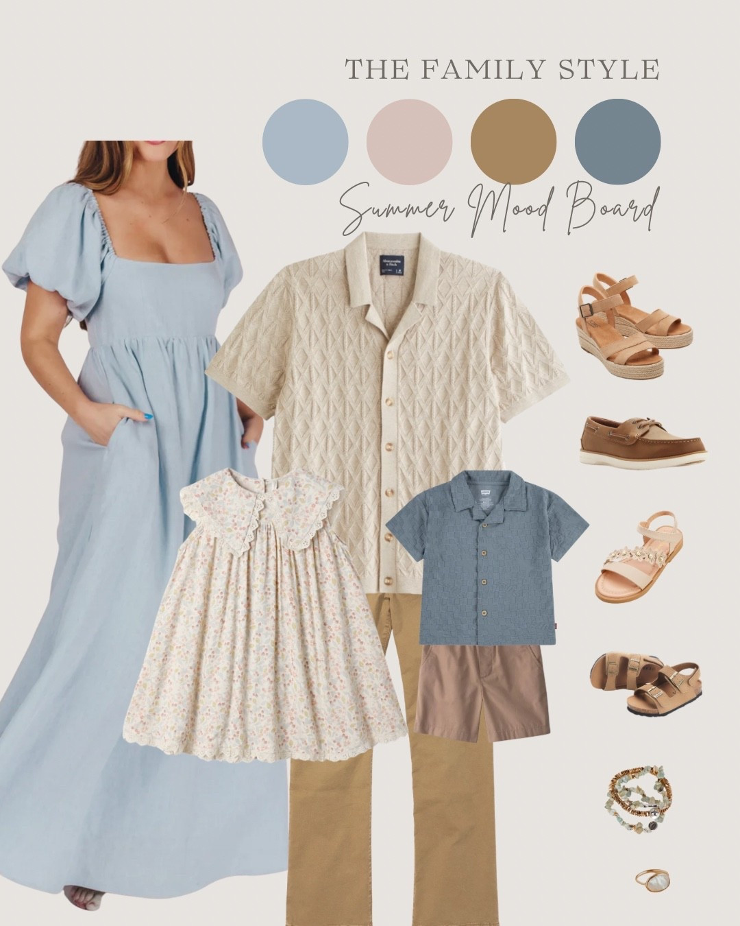 Loving this look for summer family sessions. It’s giving soft coastal vibes 🏝️

#LTKSeasonal #LTKMens #LTKKids