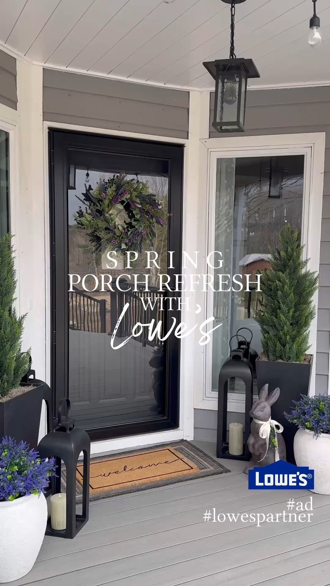 #ad Late Spring Porch Refresh with @Lowe's 

Follow @farmtotablecreations on Instagram for more home inspiration and daily finds.

I am absolutely loving how our porch came together for a fun spring refresh. I wanted the entry to feel fresh, welcoming, and ready for the season, and Lowe’s made it so easy to pull everything together. Whether you’re refreshing your porch, patio, or bringing a little spring into your home, Lowe’s truly has everything you need to update your space for the season both indoors and out.

#lowespartner #planters #outdoorrug #porchdecor #frontporch #outdoorplanters #entrywaydecor #porchrug #outdoordecor #springporch #lanterns #springrefresh #springdecor

#LTKSeasonal #LTKHome #LTKSaleAlert