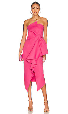 ELLIATT Reception Dress in Fuchsia from Revolve.com | Revolve Clothing (Global)