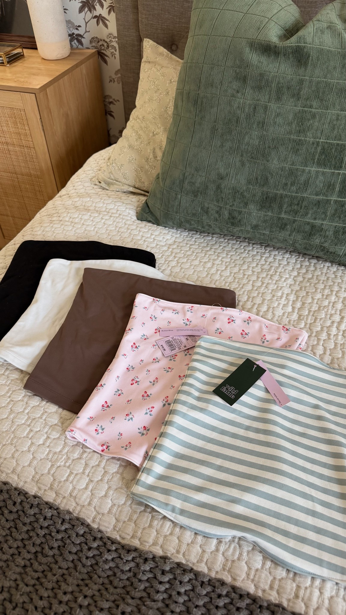 $10 Target tube tops!!! I LIVED in the black and white last summer, so when I saw these new colors I had to grab them! I wear an XS for reference 🤍 

Spring fashion, summer fashion, summer closet staples, target fashion, new at target 

#LTKootd #LTKSpringSale