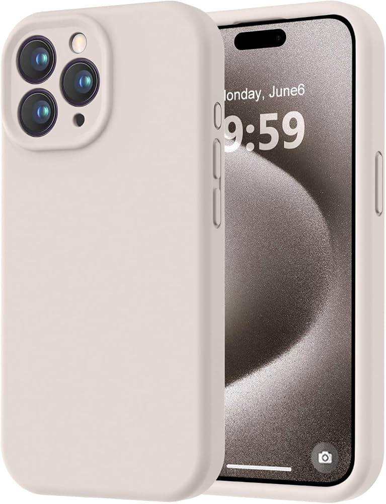 LOVE 3000 Designed for iPhone 15 Pro Max Case, Premium Silicone with [Soft Anti-Scratch Microfibe... | Amazon (US)