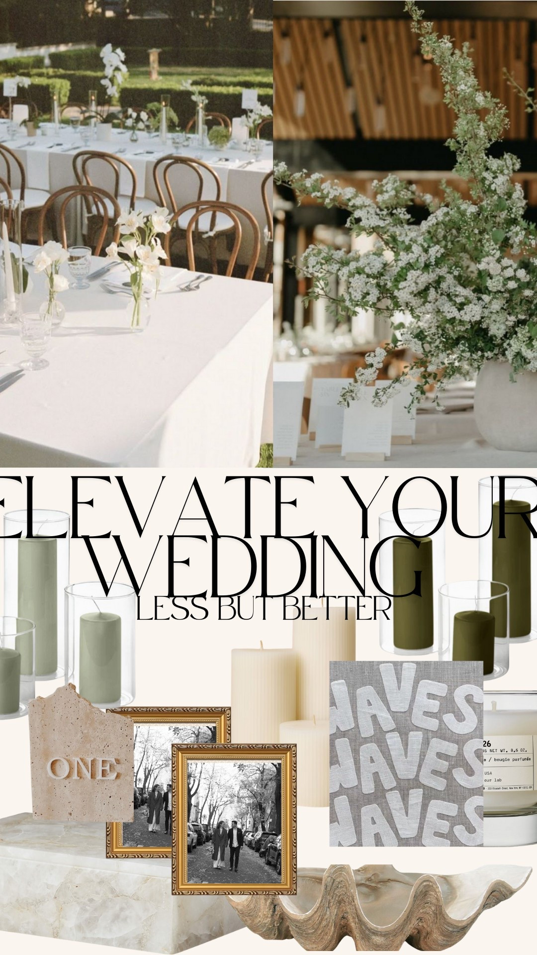 LESS BUT, BETTER to have your dream wedding !!! 

#LTKFindsUnder100 #LTKParties #LTKWedding