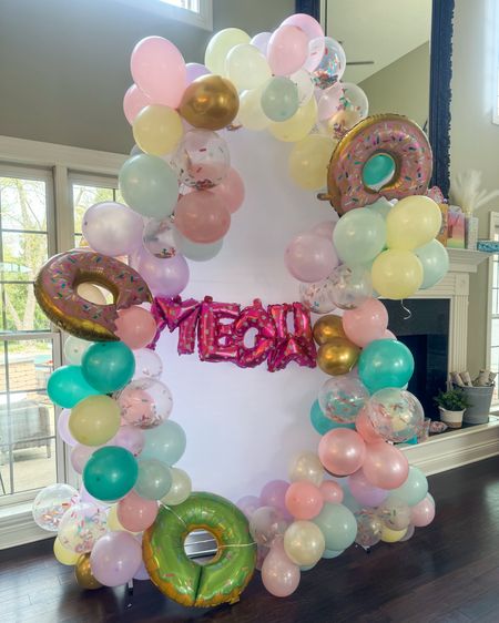 Sprinkle party. Gabby’s dollhouse birthday party. Balloon arch. Balloon back drop. Chiara. 4th birthday party ideas. Balloon garland. Amazon finds. Balloons. Balloon decorations. Party decor. 

#LTKkids #LTKparties