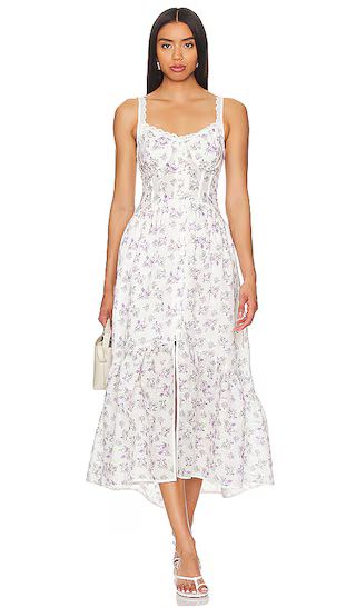 Yamila Dress in Lavender Floral | Revolve Clothing (Global)