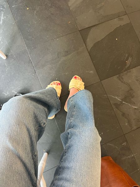 Denim and a favorite pair of raffia sandals on sale  

#LTKSaleAlert #LTKSeasonal #LTKFindsUnder100