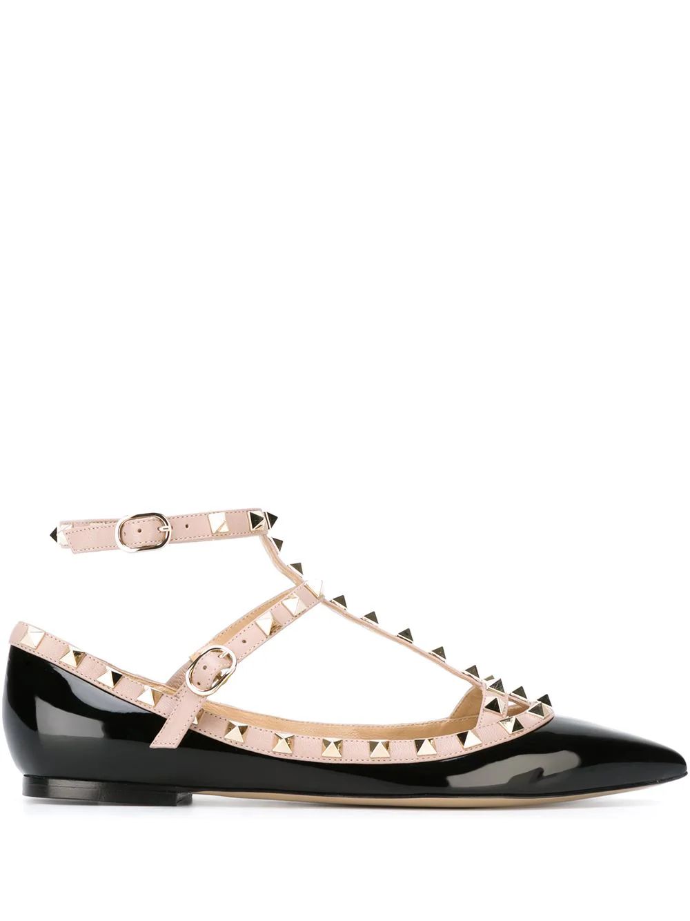 Valentino Garavani Rockstud Ballerina Shoes - Farfetch | Farfetch (CA)