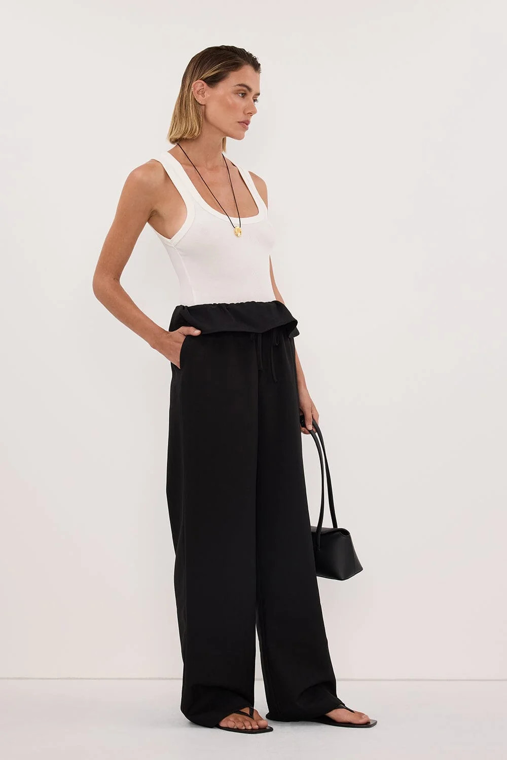 CYRUS BLACK FISHERMAN PANT | DISSH