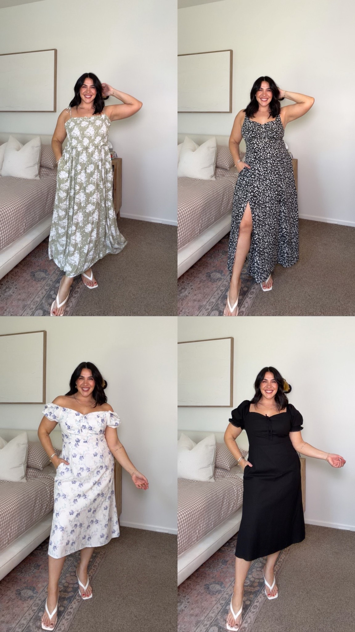 Walmart spring dresses. My size L. 

#LTKootd #LTKMidsize #LTKMothersDay