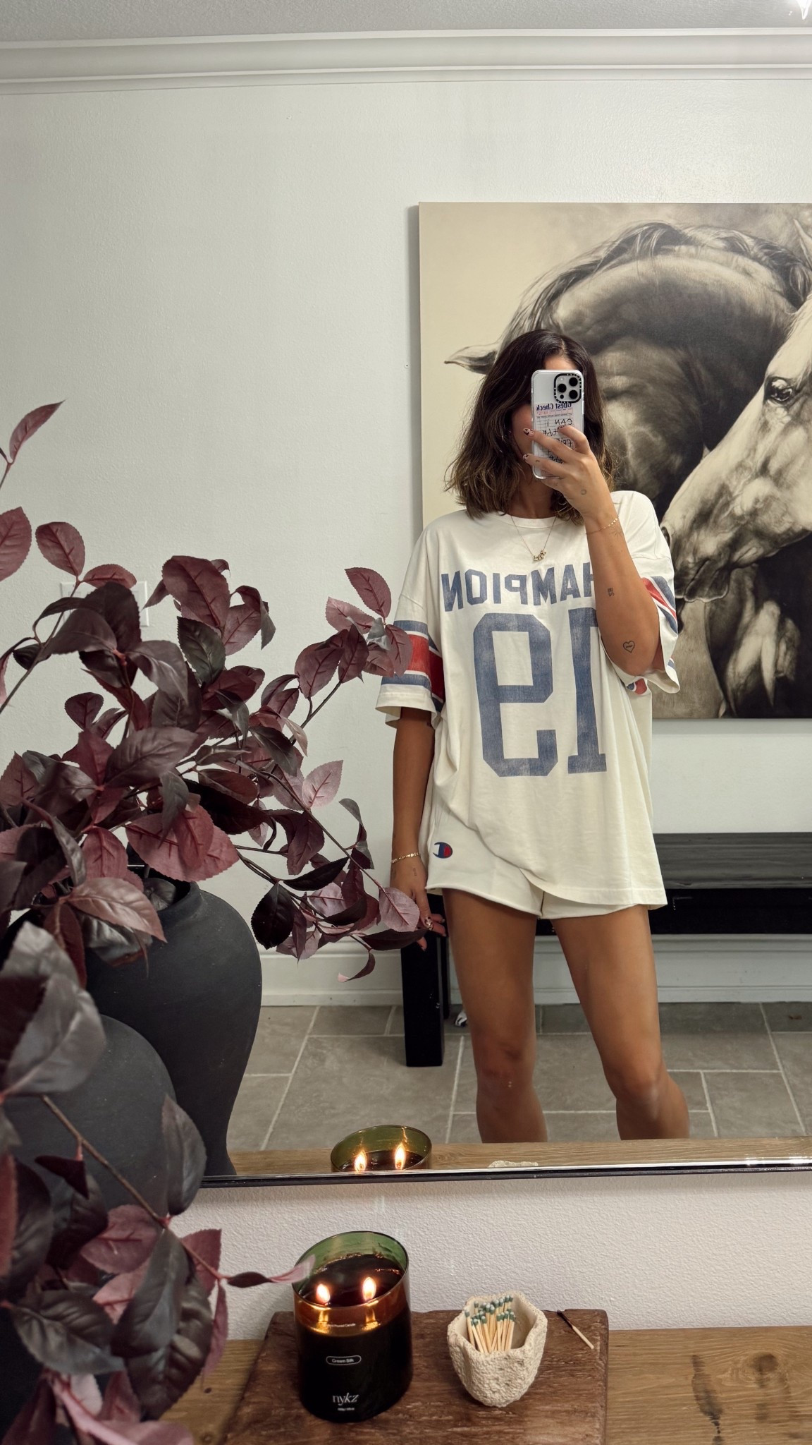 2XL in top — Medium in shorts 