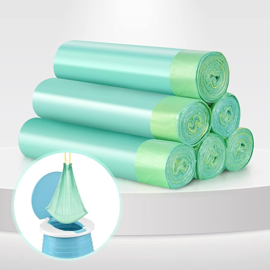 Portable Travel Potty Chair Liners Bags Universal with Drawstring For Toddler Potty Training Toil... | Amazon (US)