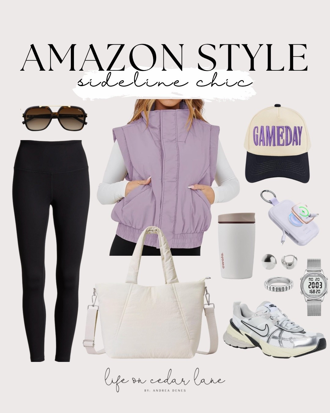 Enjoy a comfortable and stylish day out with these Amazon finds! #sidelinechic #amazonstyle

#LTKfitnessgoals #LTKOver40 #LTKmomlife