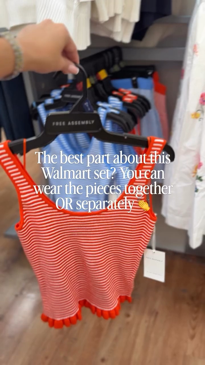 A matching set you can wear together or style separately with other pieces 👏🤍 These striped pieces are such a good summer find.

#walmartfashion #walmartfinds #matchingset #summeroutfit coastalstyle stripedoutfit affordablefashion summerstyle walmartstyle vacationoutfit casualstyle outfitideas summerfashion #fashionreels