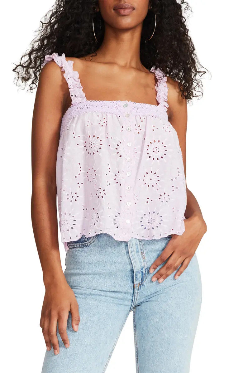BB Dakota by Steve Madden Summer Sunrise Eyelet Tank | Nordstrom | Nordstrom