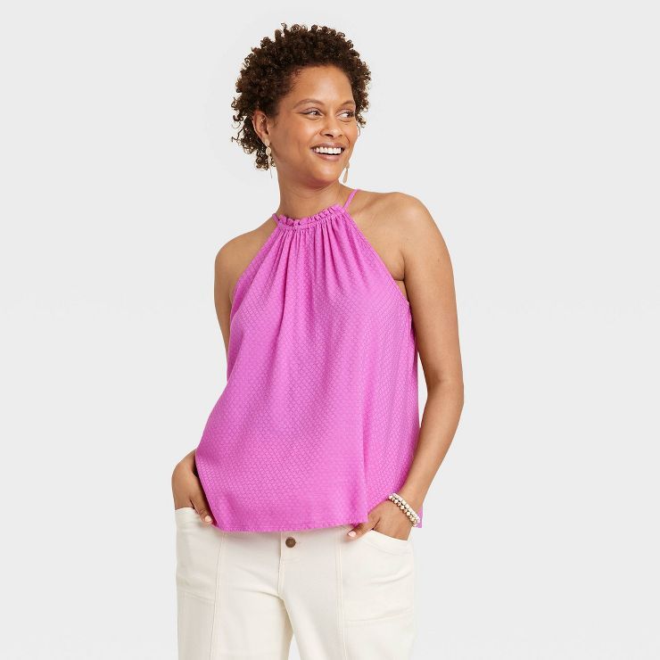 Women's Woven Halter Tank Top - Knox Rose™ | Target