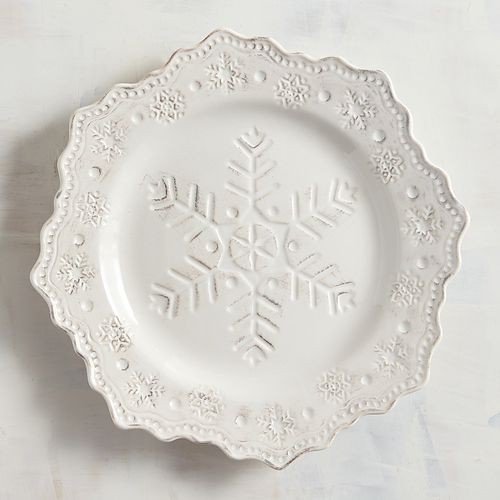 Snowflake Salad Plate | Pier 1 Imports