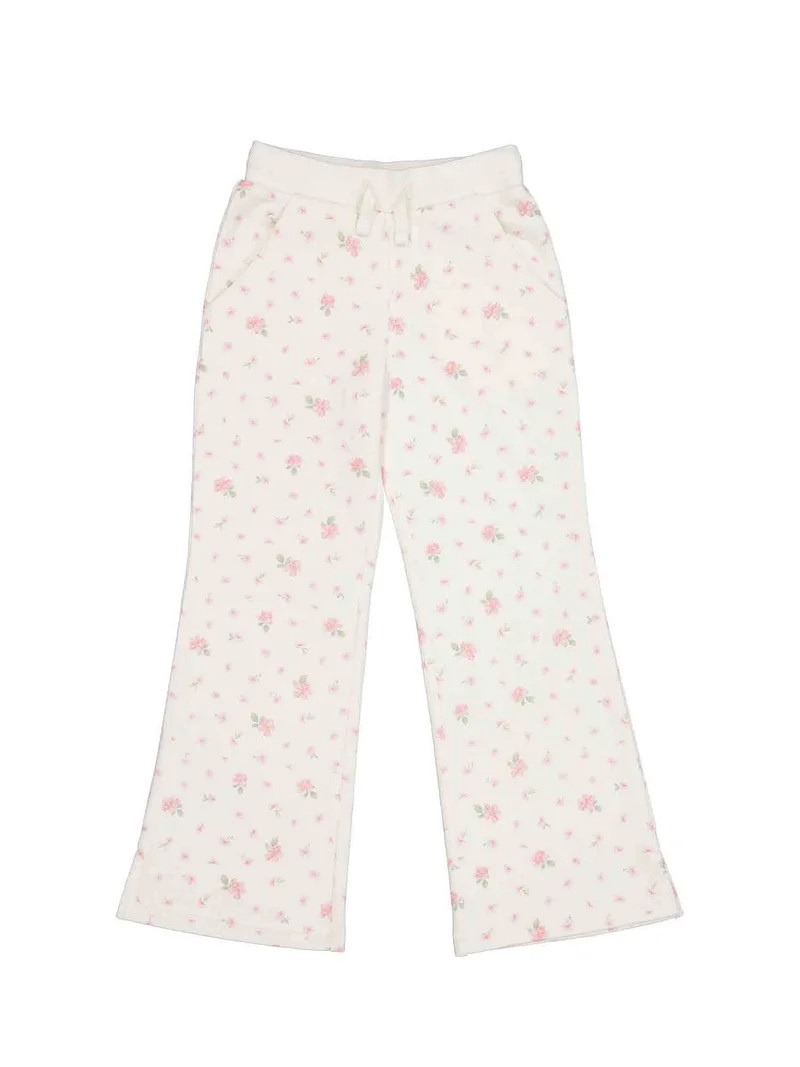 Wonder Nation Girls Fleece Crewneck & Pant Set, 2-Piece, Sizes 4-18 & Plus | Walmart (US)