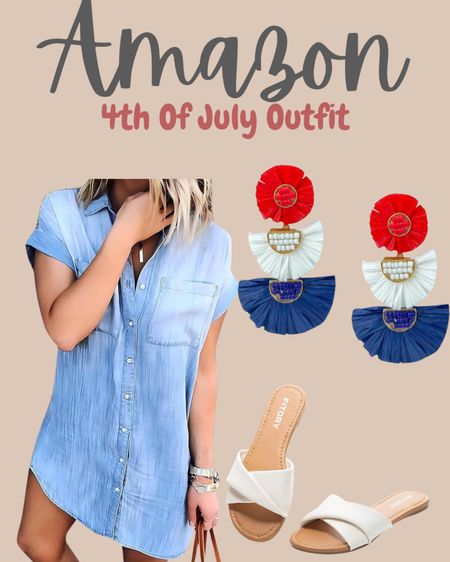 4th of July outfit ideas from Amazon prime 

4th of July, Fourth of July, USA, patriotic outfits, pool party, amazon fashion, amazon outfit idea, red white and blue, white shorts, graphic tshirt, travel, summer ootd 

#LTKSeasonal #LTKParties #LTKFindsUnder50