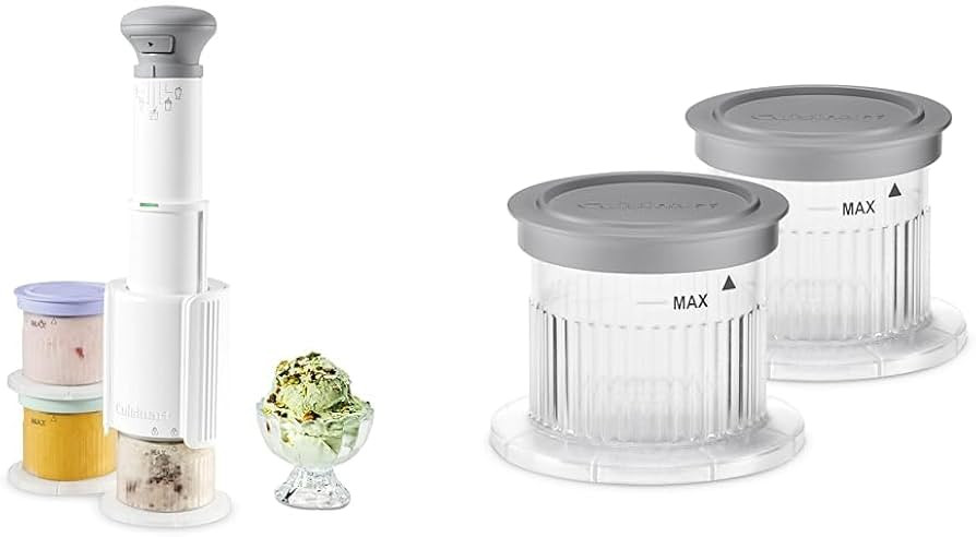 Cuisinart FastFreeze 0.5 Pint 5\u2011in\u20111 Ice Cream Maker Bundle \u2013 Freeze Wand with 2 E... | Amazon (US)