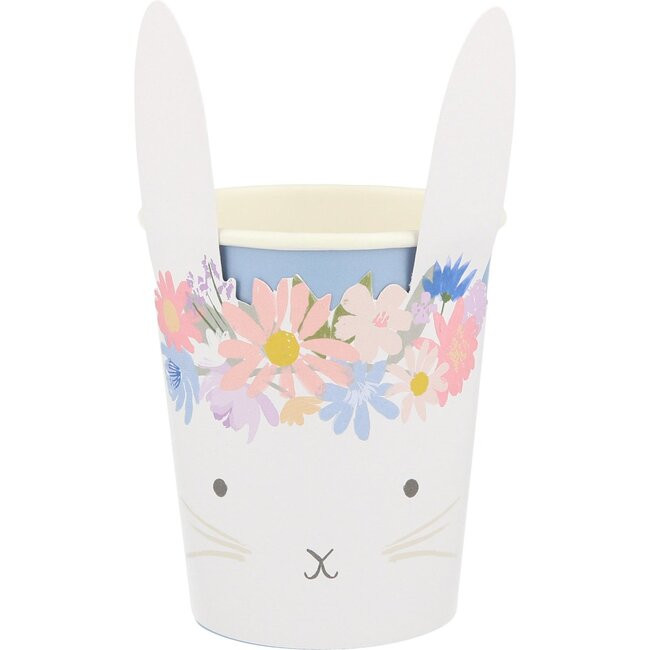 Set of 8 Spring Floral Bunny Cups | Maisonette