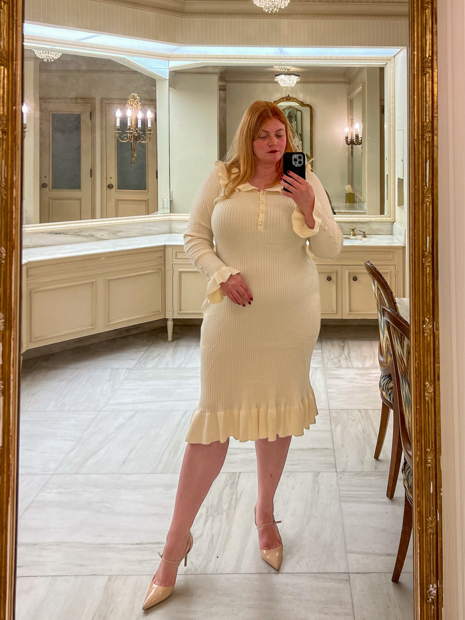 I can’t believe this dress is under $50! I’m a size 16 and I’m wearing an XL and there’s plenty of room! Also linking my favorite red lip and my favorite heels!

#LTKFindsUnder50 #LTKPlusSize #LTKMidsize