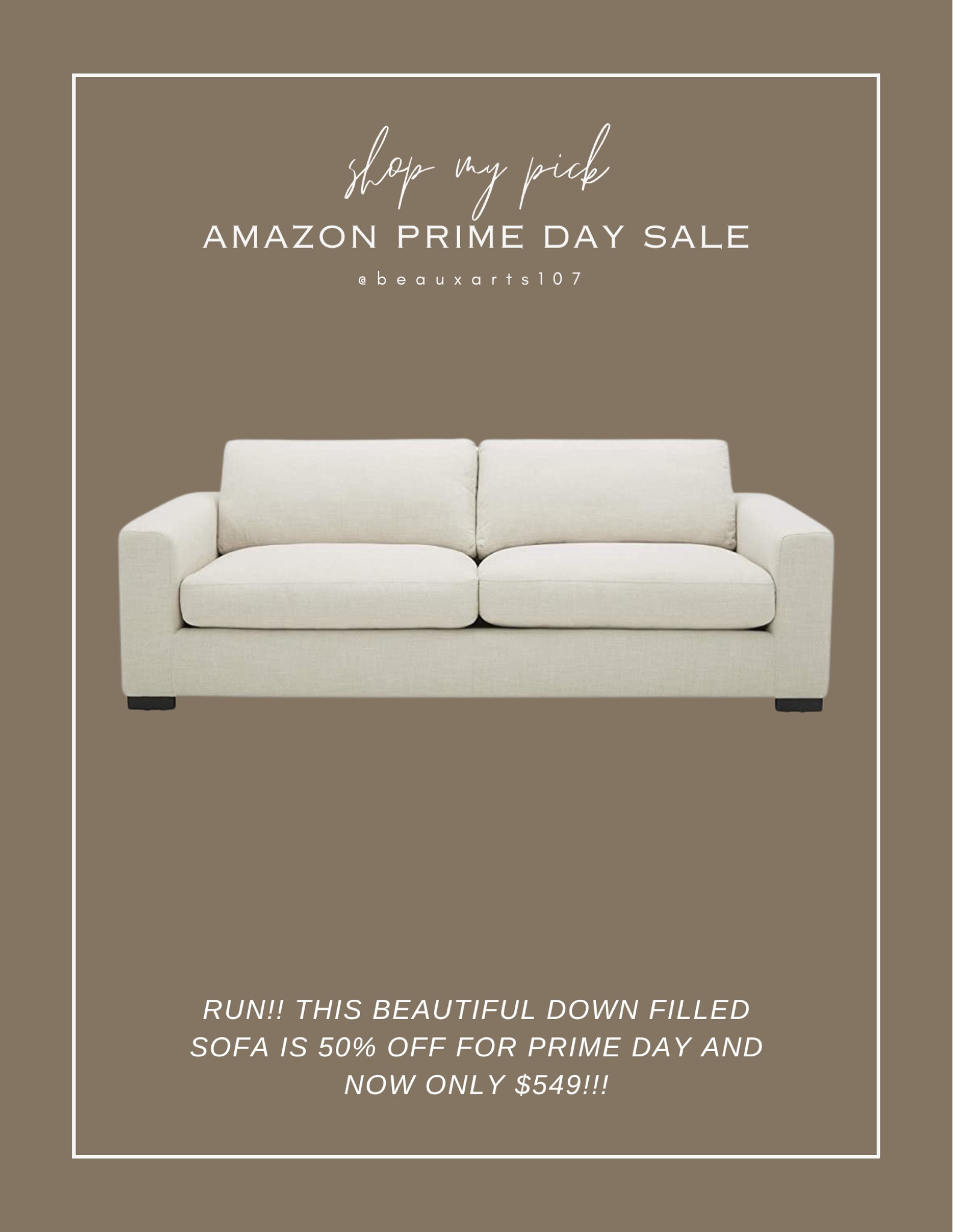Get this beautiful sofa on sale for a steal for prime day!!! 

#LTKHome #LTKSaleAlert #LTKStyleTip