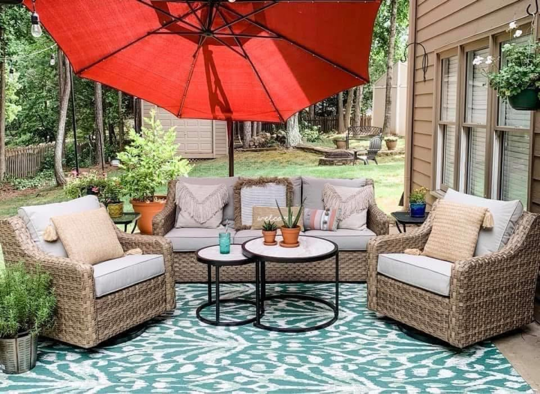 🔥 This was one of the top purchased items on my page last week! It’s a good one! ⭐️⭐️⭐️⭐️⭐️ My ENTIRE patio set including sofa, tables, and two swivel chairs is BACK IN STOCK at the moment & selling just as fast as it has in the past!!! 🏃🏼‍♀️💨 If you plan to get patio furniture anytime soon, *strongly* consider this set! It comes with furniture covers so can be stored outdoors year-round! 🙌🏻 Excellent quality! 
🔗 L l N K IN BIO

Be sure to say if you score a set!

#LTKHome #LTKSeasonal #LTKSaleAlert