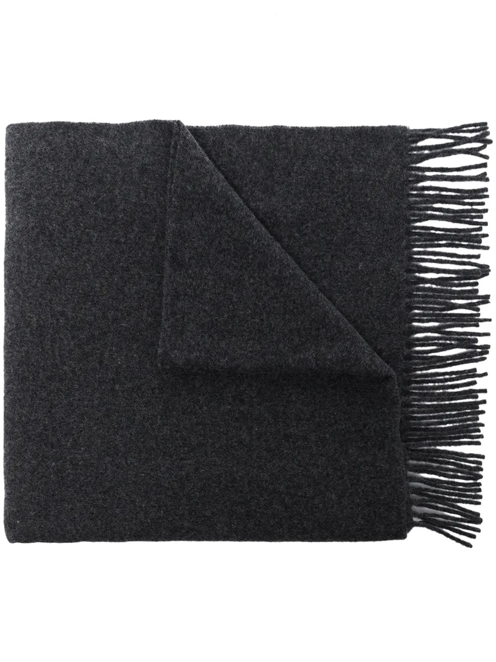 fringed-edge wool scarf | Farfetch Global