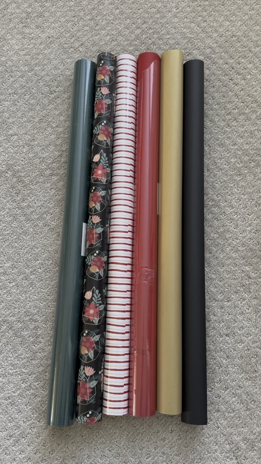 Holiday wrapping paper, coordinating wrapping paper, striped wrapping paper, craft paper, black wrapping paper.

#LTKSeasonal #LTKHoliday