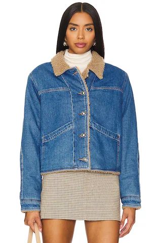 Favorite Daughter The Bridget Crop Jacket in Concord from Revolve.com | Revolve Clothing (Global)