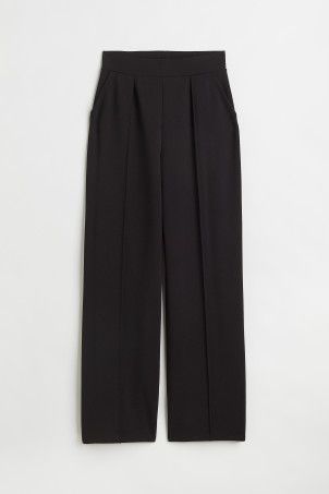 High waist wide leg trousers | H&M (UK, MY, IN, SG, PH, TW, HK)