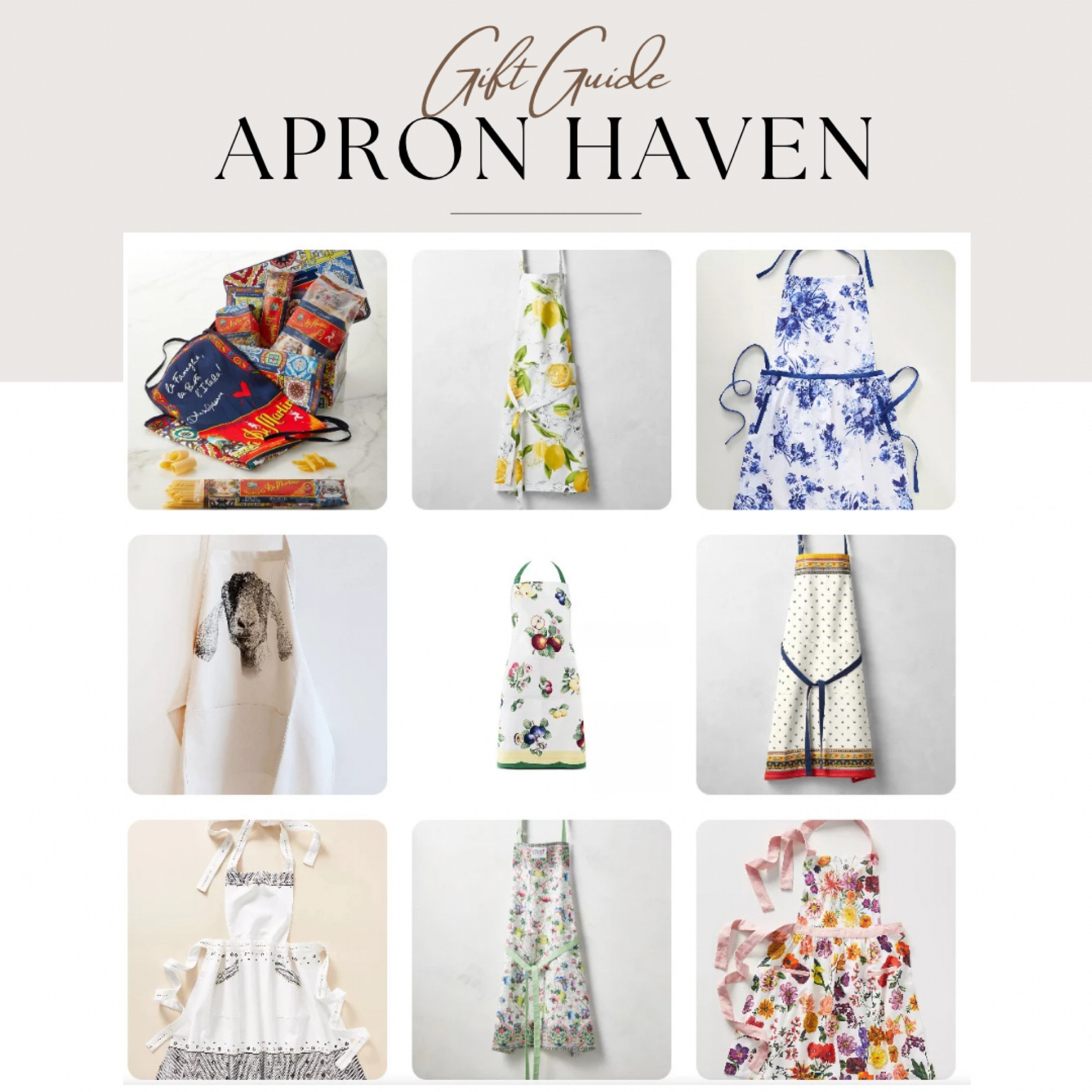 👗 ✨ Say goodbye to boring kitchen wear and hello to style in the kitchen. 

Whether you’re a master chef or just love to dabble in cooking, these aprons are the perfect blend of fashion and function. 

Stay clean and look fabulous while you whip up your culinary creations. 🍳👩‍🍳 

#LTKU #LTKhome #LTKGiftGuide