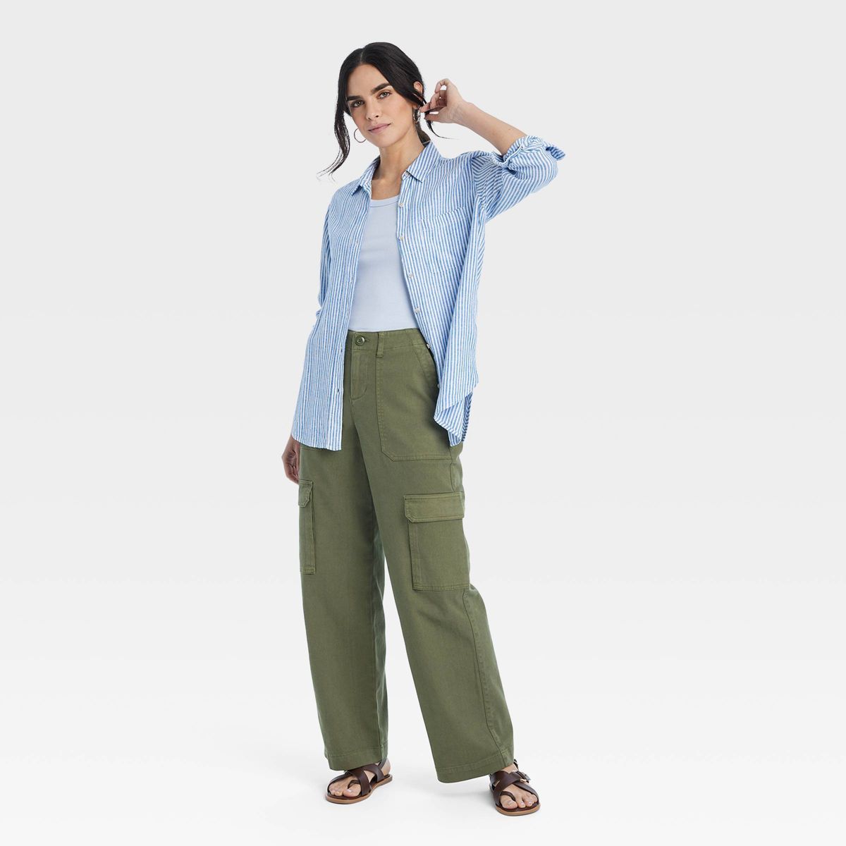 Women's Mid-Rise Utility Cargo Pants - Universal Thread™ | Target