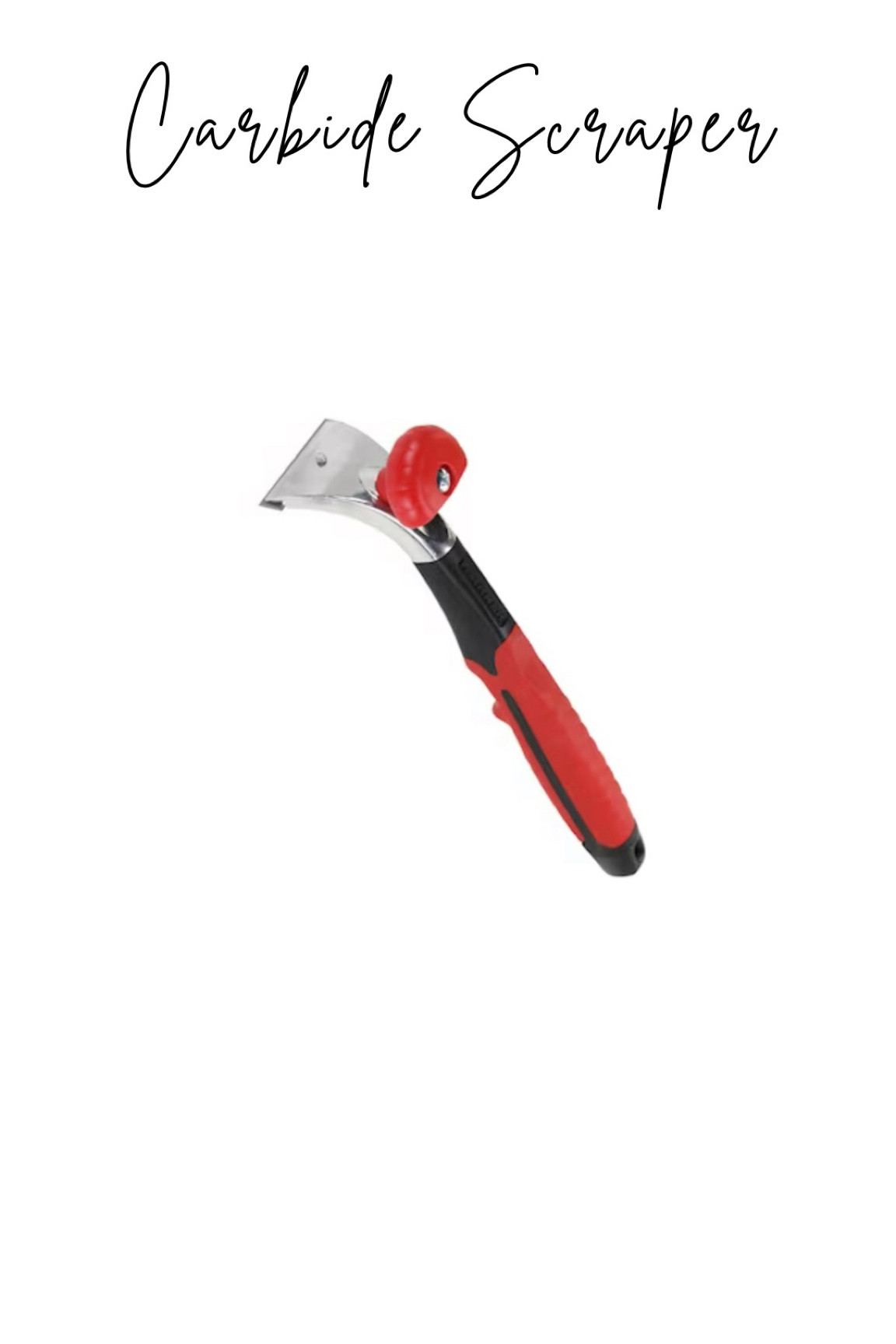 Using a carbide scraper makes removing old paint or stain much easier  