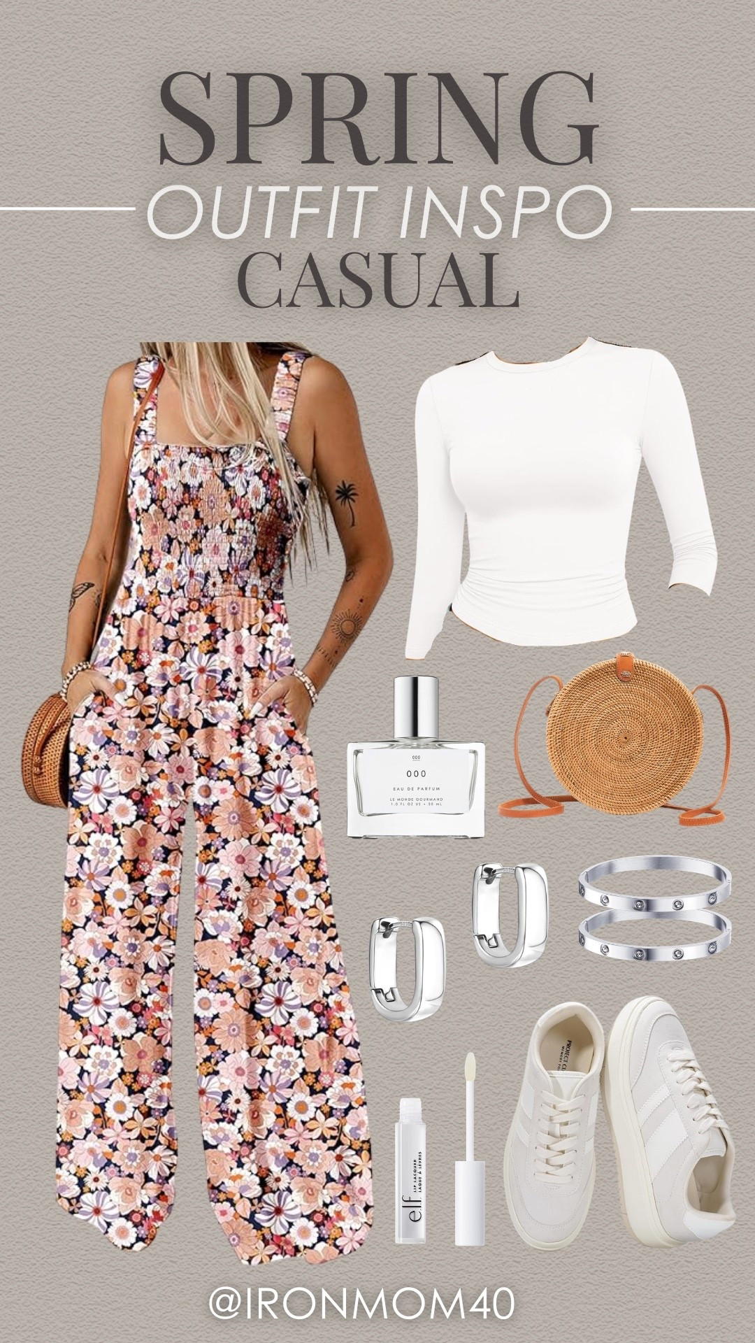 Get ready for spring with this cute floral jumpsuit! Perfect for anything casual! 

#LTKSeasonal #LTKMidsize #LTKootd