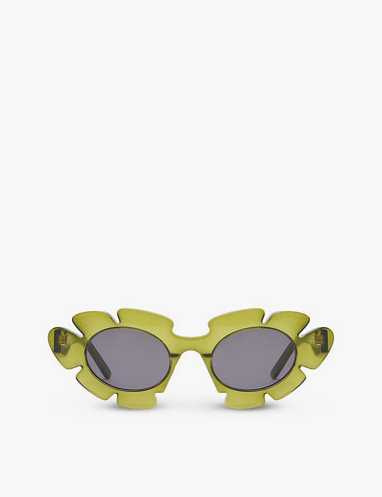 Loewe x Paula's Ibiza G000270X03 flower-shaped acetate sunglasses | Selfridges