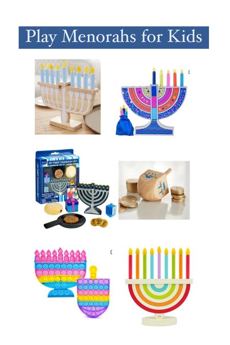 Play menorahs for kids 