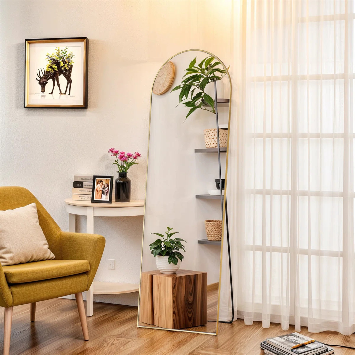 Arched Frame Full Length Mirror | Wayfair North America