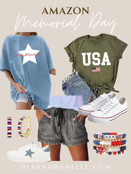 If you want a subtle but patriotic look for Memorial Day and/or the Fourth of July, here are some easy outfit choices from Amazon! 

#LTKSeasonal #LTKMidsize #LTKFindsUnder50