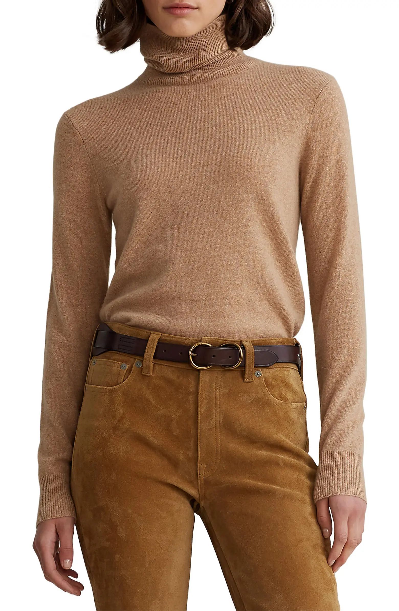 Slim Fit Cashmere Turtleneck Sweater | Nordstrom