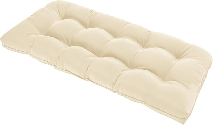 LOVTEX Tufted Bench Cushions for Outdoor Furniture Waterproof, 44 x 19 inches Patio Swing Cushion... | Amazon (US)