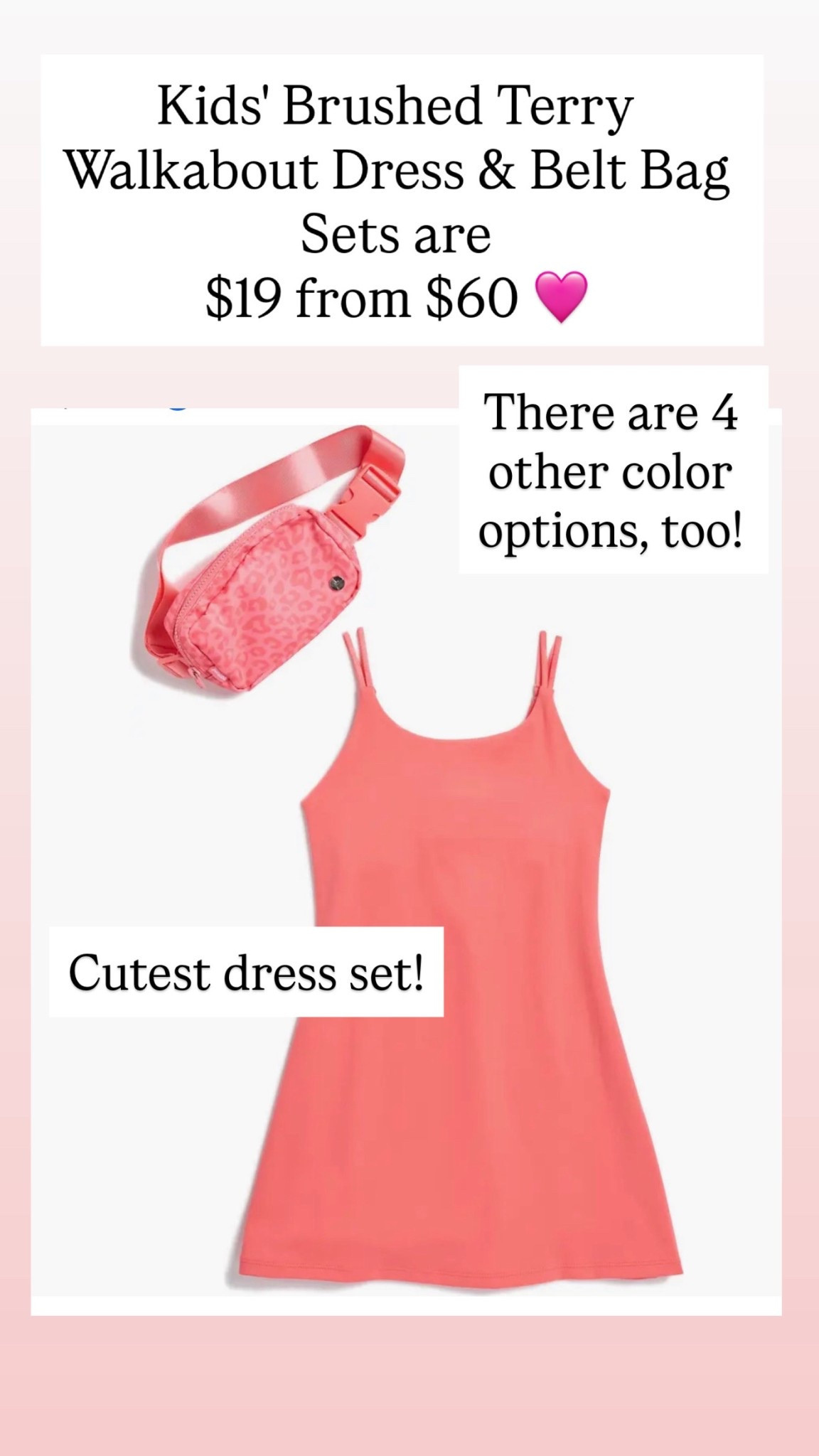 This set is absolutely adorable for girls! I can’t get over how cute this one is. It comes in for other color options, too!

#LTKSaleAlert #LTKKids