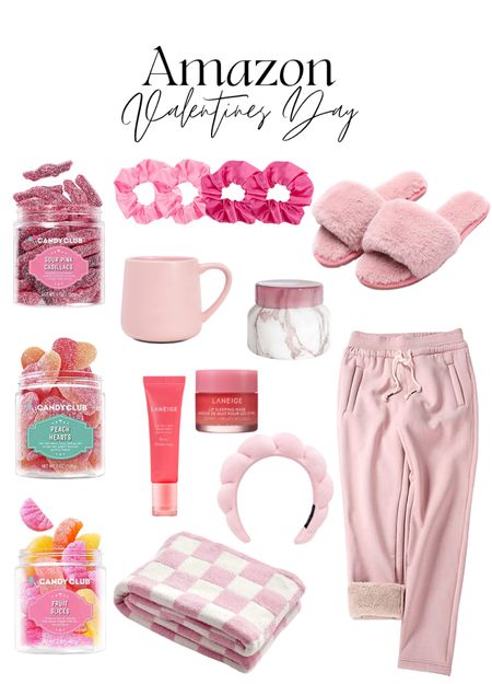 Cozy vibes this Valentine’s Day! 🫶🏼 Amazon finds - slippers, sweatpants, lip masks, & super soft blankets! Don’t forget the pink candies!! 

#LTKGiftGuide #LTKSeasonal #LTKunder100