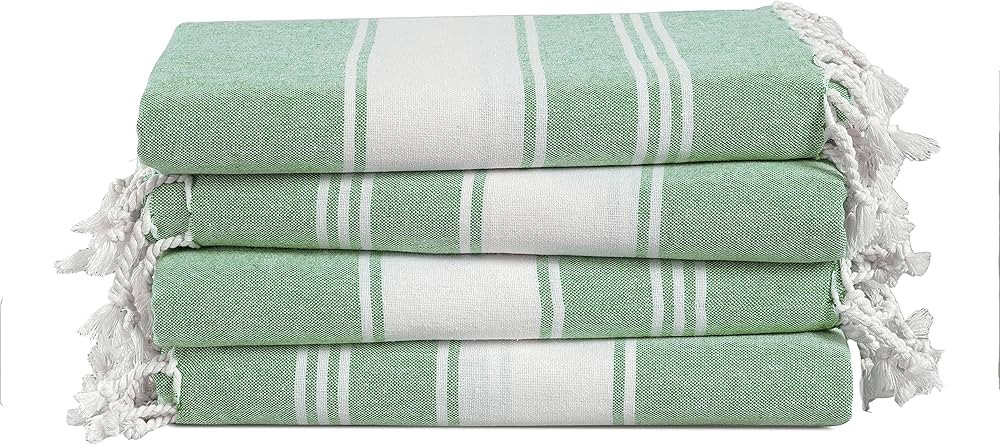 LANE LINEN Large Beach Towel, Turkish Beach Towel Set of 4, Pre-Washed Pool Towel, Extra Large Be... | Amazon (US)