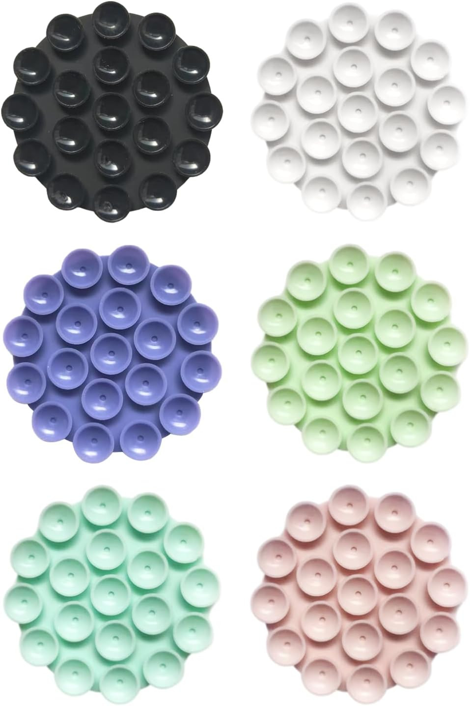 JTMKYO 6 Silicone Suction Cups, Non-slip Mobile Phone Holder for Car, Round Suction Cup, Smartpho... | Amazon (UK)