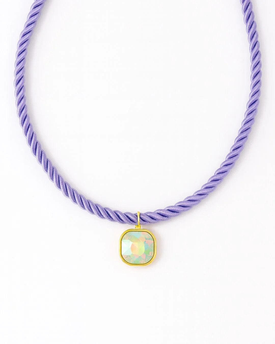 Necklace - Tailyn Rope Lavender | LINNY CO LLC