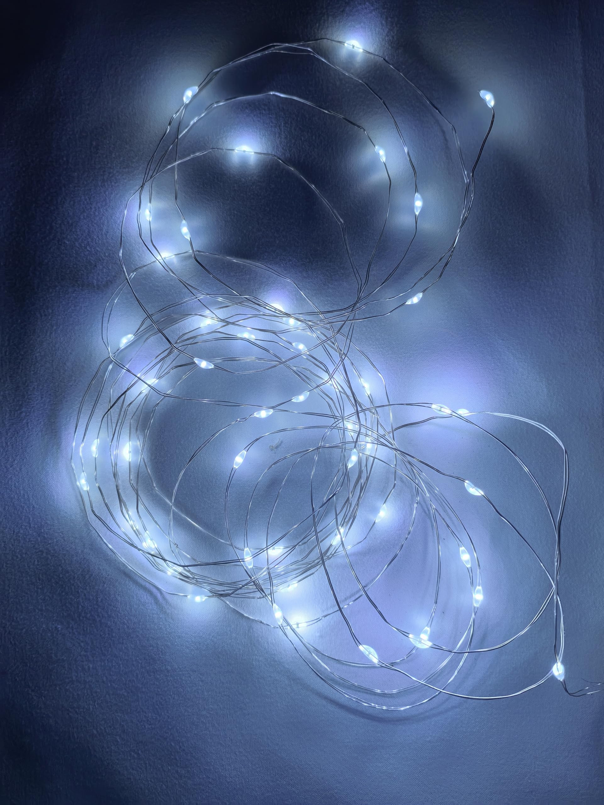 6Pack Fairy Lights Battery Operated -3.3ft 10 LED Silver Wire Firefly Mini Lights for Mason Jars ... | Amazon (US)