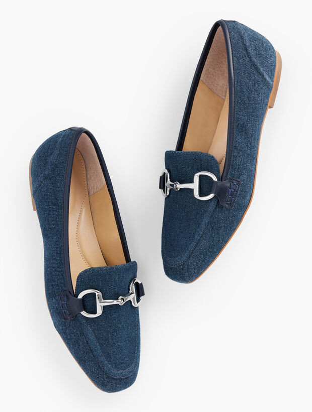 Stella Bit Loafers - Denim | Talbots